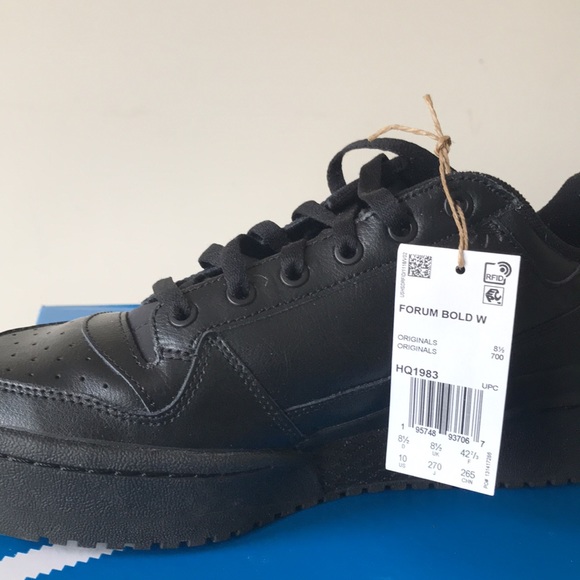 ADIDAS FORUM BOLD BLACK SNEAKERS - Picture 8 of 13